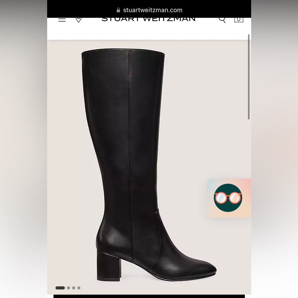 Stuart Weitzman Ariana 60 Zip Boot - 8.5